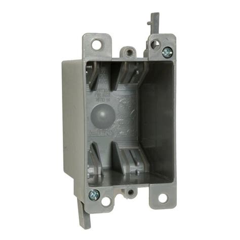 single gang non-metallic square cable box|exterior single gang electrical box.